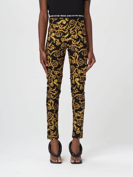 pantalone e taieur versace|versace trousers for women.